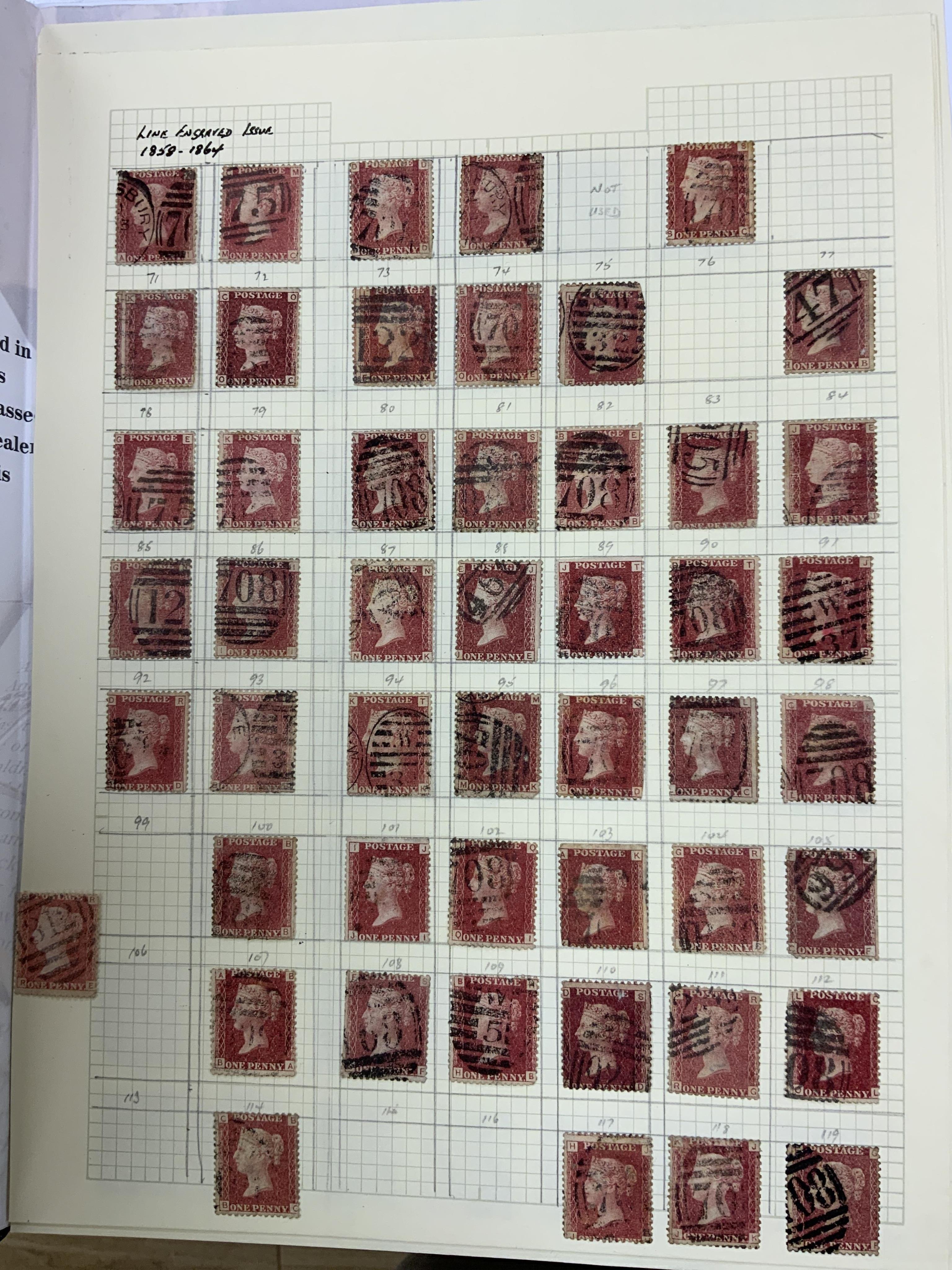 A collection of postage stamps, including early Victoria issues; stock books containing five - 1d 1840 Penny Blacks, two - 2d 1840 Two Pence Blues, eight - 1d 1841 Penny Reds, four 2d - 1841 Two Pence Blues, plus a subst